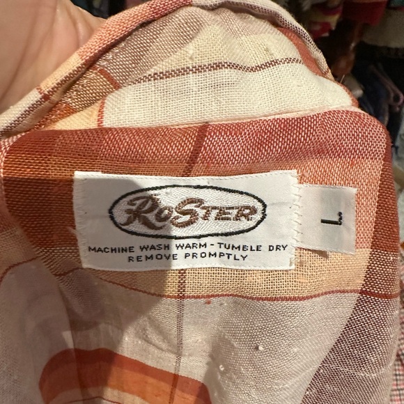 Roster vintage men's 70s shirt - Picture 2 of 2